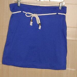 Cambridge Dry Goods Blue Nautical Preppy Mini Skirt 4